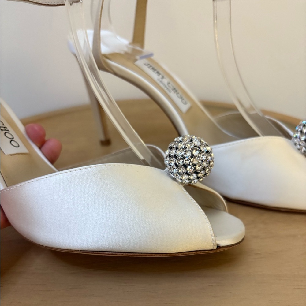 Jimmy Choo Sacora Crystal Embellished Heel - Picture 12 of 13